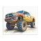 Stupell Industries Lifted Offroad Truck Canvas, design by Steve Hunziker